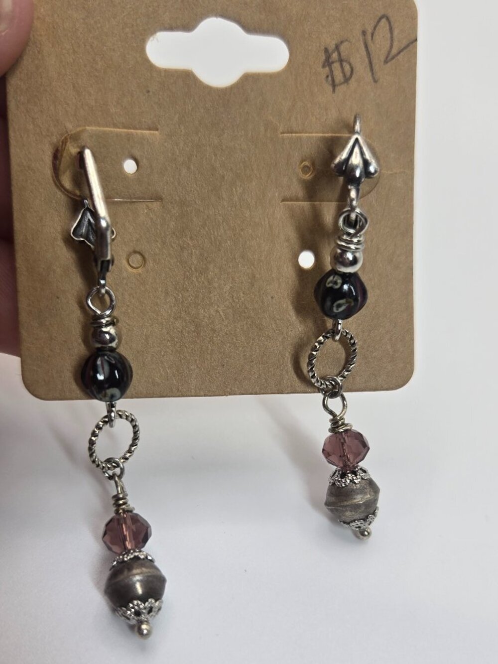 Boho Dangle Beaded Earrings Handmade Item 82